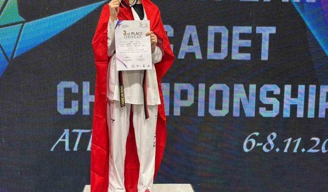 Bilecikli tekvandocudan Avrupa Şampiyonası’nda büyük başarı