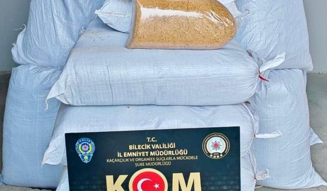 Osmaneli’de kaçak tütün operasyonu