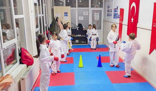 Bilecik’te spor okullarında karateye yoğun ilgi