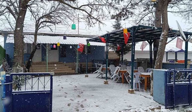 Bilecik'e yılın ilk karı düştü!