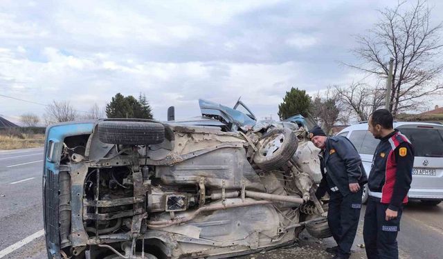 Afyon'da trafik kazası: 4 yaralı!
