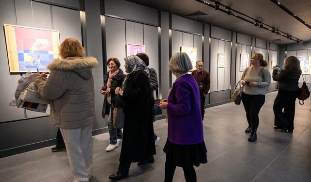 ‘Kare Kök-K / Square Root-K’ Eskişehirli sanatseverlerle buluştu