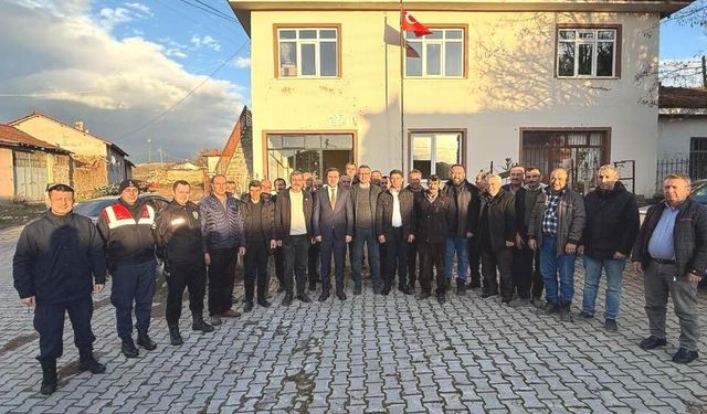 Çavdarhisar Kaymakamı Murat Ak muhtarlarla bir araya geldi