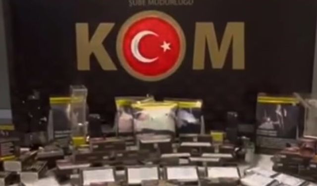 Kütahya'da kaçakçılığa darbe, 3 şüpheli gözaltına alındı