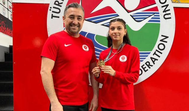 Elif Naz Köseoğlu’ndan U20 Türkiye Şampiyonası’nda çifte altın
