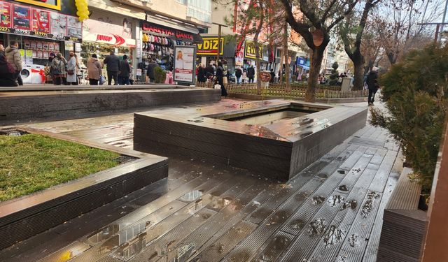 Hamamyolu’ndaki banklar temizlendi