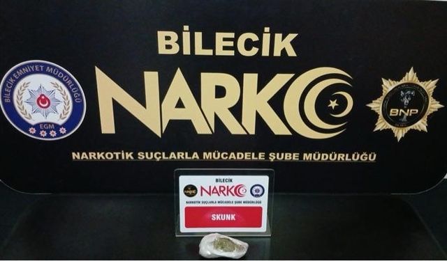 Bilecik'te skunk operasyonu: 1 gözaltı