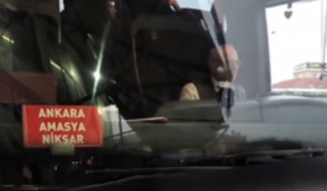Eskişehir otobüsünde yaşanan skandalın görüntüleri ortaya çıktı