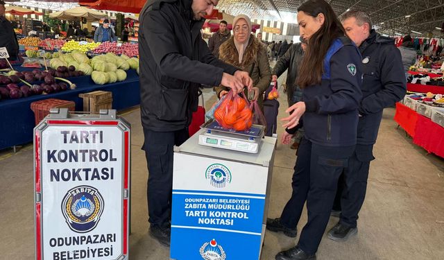 Eskişehir'de pazarlara sıkı denetim: Tartılar mercek altında!