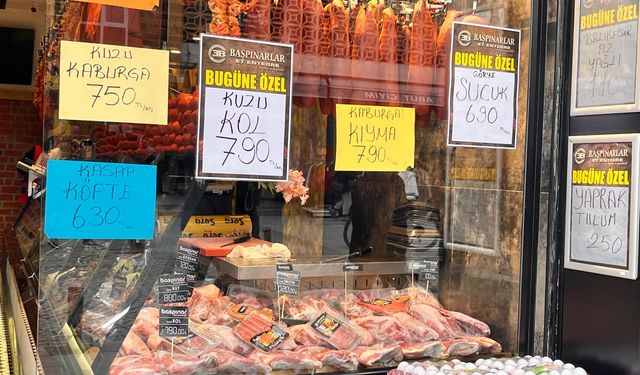 Eskişehir'de kırmızı et fiyatları dudak uçuklattı