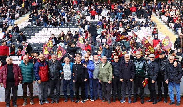 Eskişehirspor maçında duygu yüklü anlar