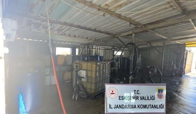 Eskişehir’de kaçak akaryakıt operasyonu