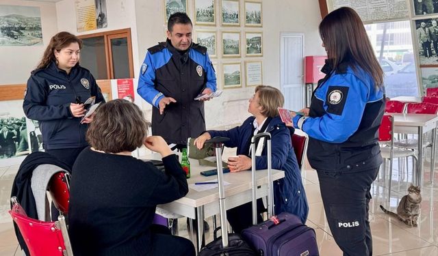 Bilecik'te vatandaşlara güvenlik bilgilendirmesi