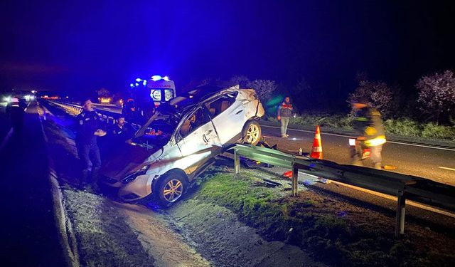 Ankara-Eskişehir yolunda feci kaza: Aileyi ölüm ayırdı