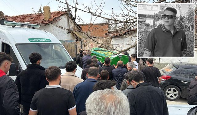 Eskişehir'de kazada hayatını kaybeden genç son yolculuğuna uğurlandı