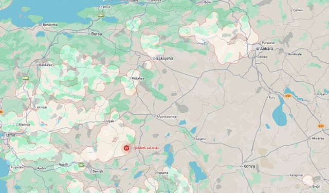 Google'dan Eskişehir'e sel uyarısı: İşte tarihi...