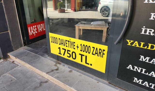 Eskişehir'de düğün sezonu öncesi davetiye fiyatları gündemde
