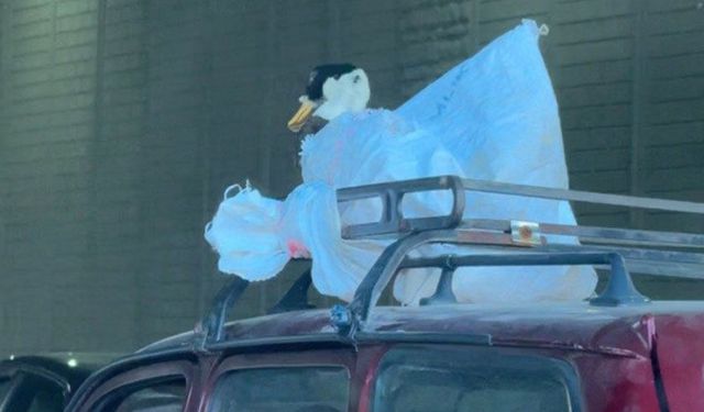 Eskişehir'de görenleri hayrete düşüren yolculuk