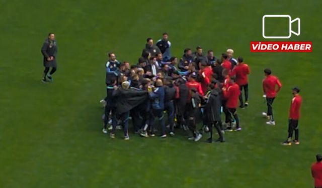 Eskişehirspor'da kritik maç öncesi gerginlik: Futbolcular birbirine girdi