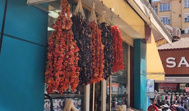 Eskişehir'de kurutmalık sebzelere yoğun ilgi