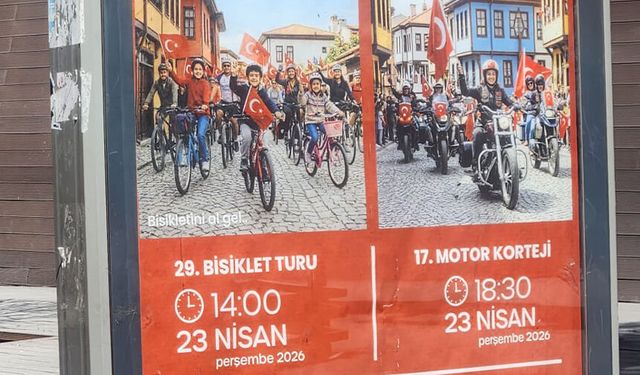 Odunpazarı’nda 23 Nisan coşkusu: Bisiklet turu ile düzenlenecek
