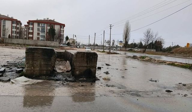 Eskişehir'de yağmurla gelen su baskını