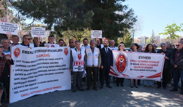Emekli veterinerler Eskişehir'den seslendi: Ayrıcalık değil eşitlik istiyoruz!