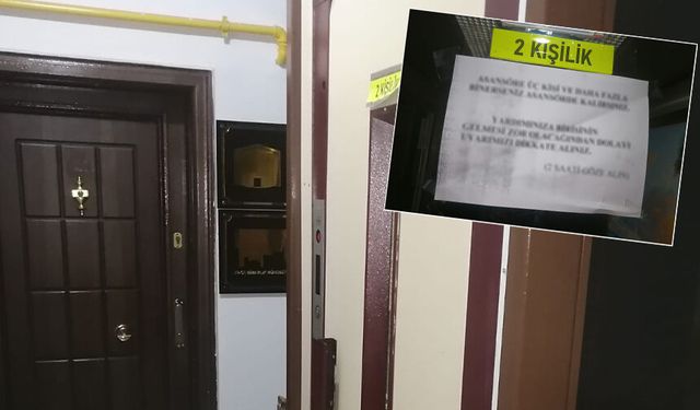 Eskişehir'de iş hanında ilginç uyarı: 2 saati göze alın!