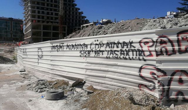 Eskişehir'de uyarı yazısına rağmen atıp gittiler!