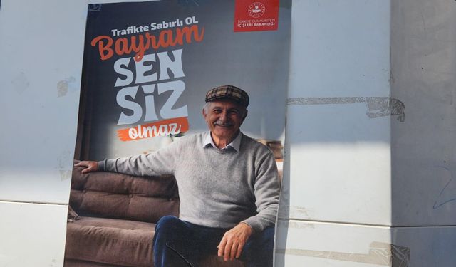 Eskişehir'de bayram öncesi asılan afişler dikkat çekti