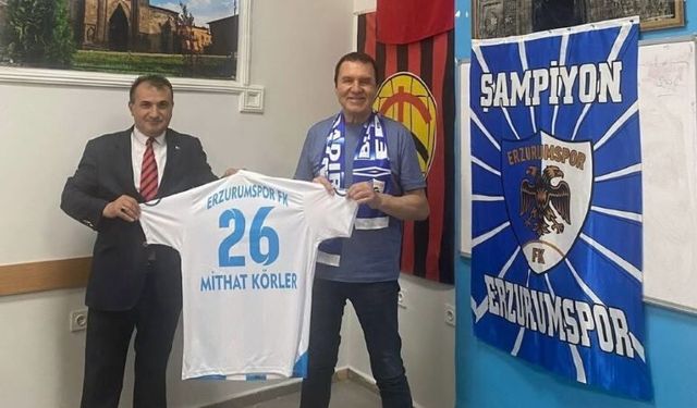 Mithat Körler’e Erzurumspor forması