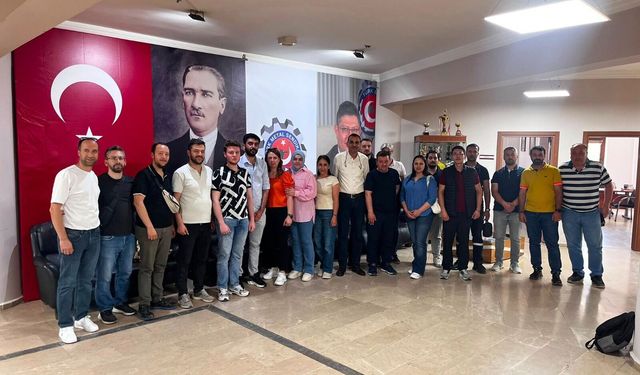 Türk Metal Eskişehir Şubesine işçilerden teşekkür ziyareti