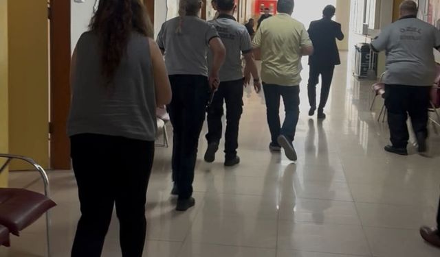 Hastanede personele tatbikat
