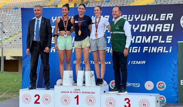 Eskişehirli atletlerden Türkiye Şampiyonası'nda çifte madalya