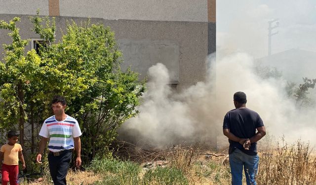 Eskişehir'de çocukların yangın çıkardığı iddia edildi: Mahalleyi dumanlar sardı!
