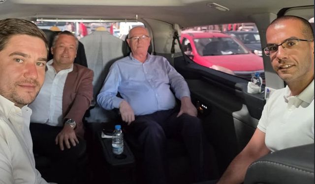Başkan Kurt Özgür Özel'e destek için Ankara'da
