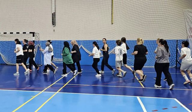 Eskişehirli kadınlar spor yapıyor