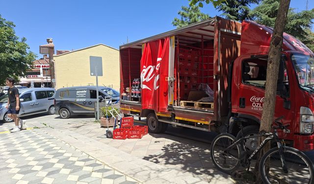 Eskişehir'de yük indirme trafiği felç etti
