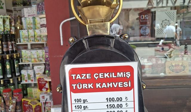 Türk kahvesinin kilosu Eskişehir'de bin liraya ulaştı