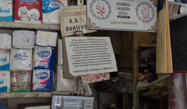 Eskişehir’de 6 yıl önce astığı yazıyı hâlâ kaldırmadı
