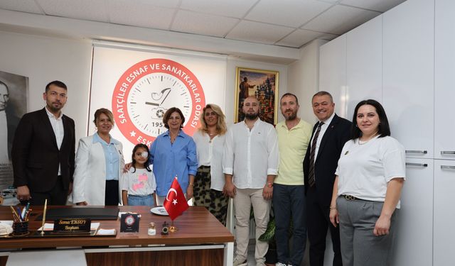 Başkan Ünlüce’den esnaf odalarına ziyaret turu