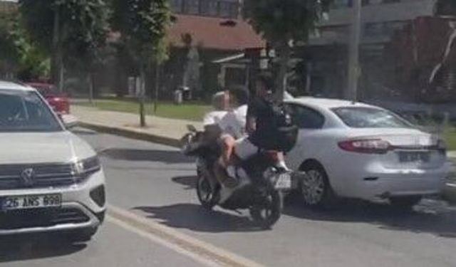 Eskişehir trafiğinde tehlikeyle burun buruna!