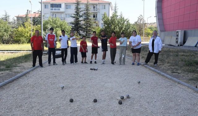 Boccenin tekniklerini öğreniyorlar