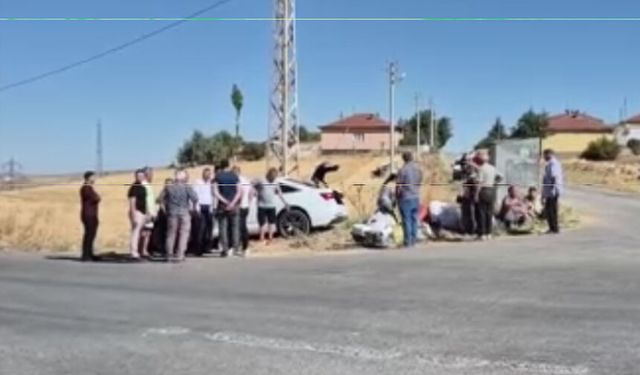 Eskişehir'de 5 kişinin yaralandığı feci kaza kamerada