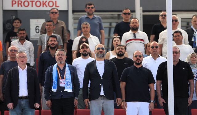 İki başkan maçı birlikte izledi