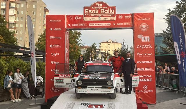 Çalışkan, rallide törene katıldı