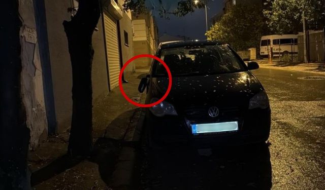 Eskişehir’de gece vakti iki otomobilin aynaları kırıldı