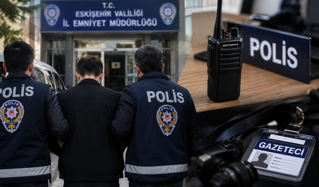 Eskişehir’de polis telsizi dinleyen şüpheliye baskın! Evinden bakın ne çıktı