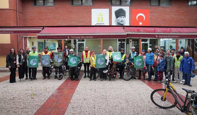 COP31 Bike Ride ekibi Eskişehir’e geldi