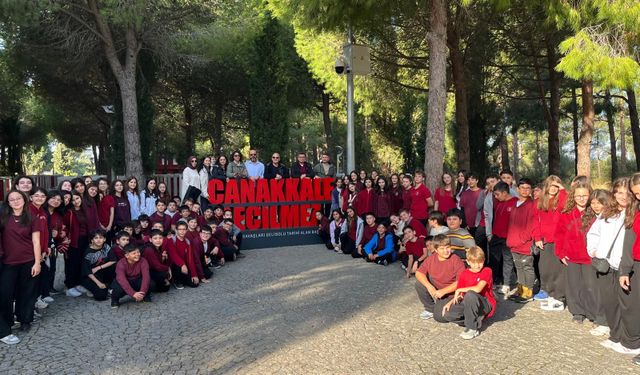 Öğrencilerden Çanakkale ruhunu yaşatan anlamlı yolculuk